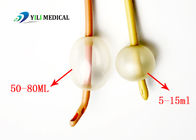 ISO 3 Way Latex Foley Catheter Ballon 60-80 ml Praktisch niet-toxisch