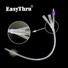 400 mm lengte siliconen foley katheter voor urine drainage met Tiemann open ronde punt 2 way 3 way uretheral
