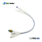 3 Way Standaard Silicone Foley Catheter Steriele Urine Catheter Elleboog 15-30 ml Ballon